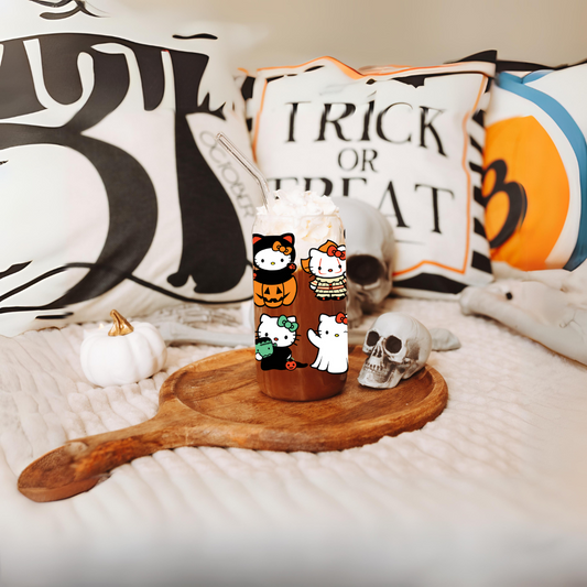 Different Spooky Kitty Halloween Cup